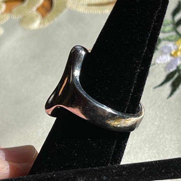 Robert Lee Morris 925 sterling silver Tablet ring - Picture 4 of 8